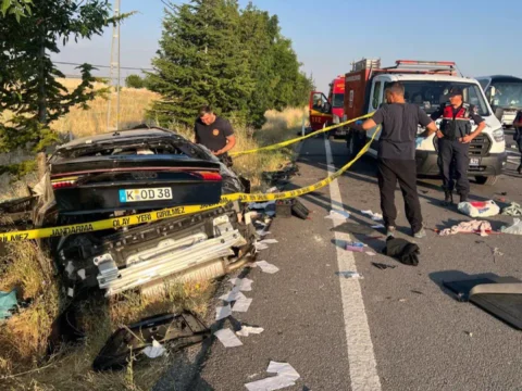 Gurbetci ailenin otomobili takla atti 3 olu 1 yarali h9chPZ3K
